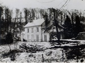 Asham House nær Beddingham i East Sussex af English Photographer