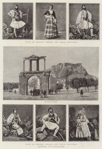 Athen Illustreret af English Photographer