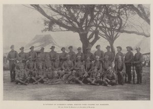 B-afdelingen af Lumsdens Horse, tjener med oberst Ian Hamilton af English Photographer