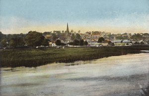 Bakewell, generel udsigt fra floden af English Photographer
