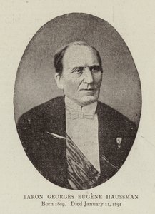 Baron Georges Eugene Haussmann af English Photographer