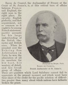 Baron de Courcel, fransk ambassadør ved St. James af English Photographer