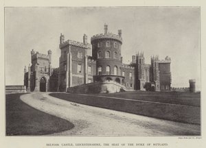 Belvoir Castle, Leicestershire, sæde for hertugen af Rutland af English Photographer