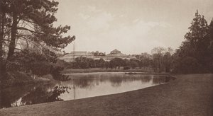 Botanic Gardens, Cambridge (s/h-billede) af English Photographer