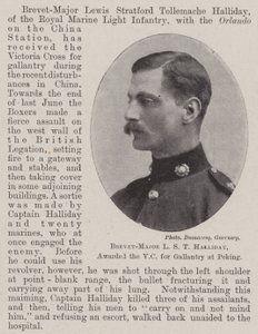 Brevet-Major L S T Halliday, tildelt VC for galanteri i Peking af English Photographer