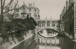 Sukkenes Bridge, St Johns College, Cambridge af English Photographer