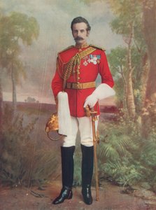 Brigadegeneral Douglas M.B.H., jarl af Dundonald. Leder en bereden brigade i Sydafrika af English Photographer