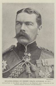 Brigadegeneral Sir Herbert Horatio Kitchener, KCMG af English Photographer