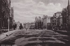 Broad Street, Oxford af English Photographer