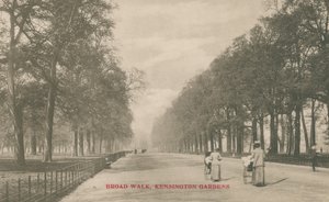 Broad Walk, Kensington Gardens af English Photographer
