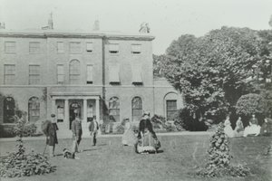 Broomwood House, Broomwood Road: baghøjde, London, 1890 af English Photographer