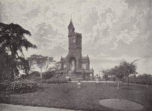 Burns Monument, Kay Park, Kilmarnock af English Photographer