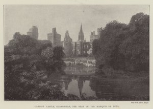 Cardiff Castle, Glamorgan, sædet for markisen af Bute af English Photographer