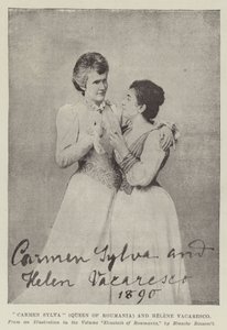 Carmen Sylva (dronning af Rumænien) og Helene Vacaresco af English Photographer