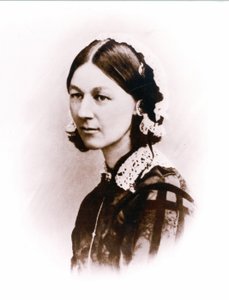 Carte de Visite-fotografi af Florence Nightingale, af H. Lenthall, ca. 1856 af English Photographer