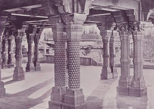 Buede søjler, Panch-Mahal, Fatehpur-Sikri af English Photographer
