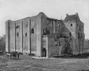 Castle Rising (s/h-billede) af English Photographer