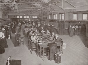 Central London Post Office Telefoncentral, Carter Lane, East Central af English Photographer