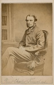 Charles Kingsley af English Photographer
