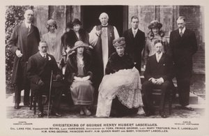 Dåb af George Henry Hubert Lascelles af English Photographer
