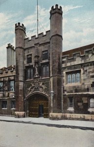 Christs College Gateway af English Photographer