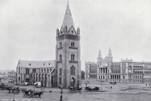 Church Square, Pretoria (s/h-billede) af English Photographer