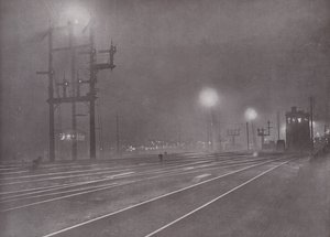 Clapham Junction om natten af English Photographer