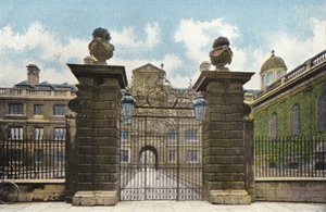 Clare College Gateway af English Photographer
