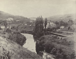 Clarendon, der viser Pipe Track, Adelaide Water Supply af English Photographer