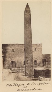 Kleopatras-nålen i Alexandria af English Photographer