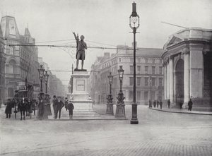 College Green, Dublin, med Grattan-statuen af English Photographer