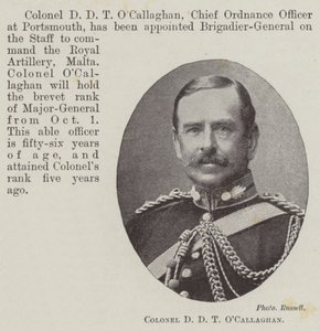 Oberst D D T OCallaghan af English Photographer