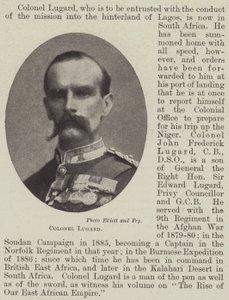 Oberst Lugard af English Photographer