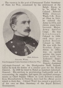 Oberst Ward, ny permanent underudenrigsminister for krig af English Photographer
