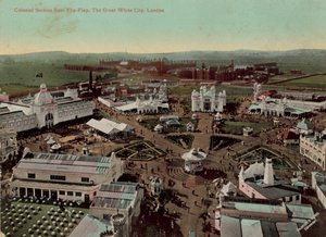 Colonial Section fra Flip-Flap, The Great White City, London af English Photographer