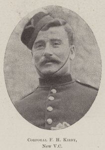 Korporal F H Kirby, New VC af English Photographer