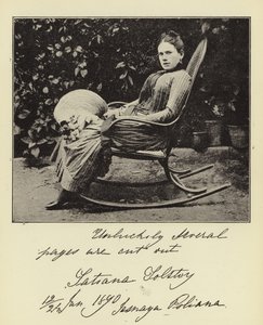 Grevinde Tatiana Tolstoi af English Photographer
