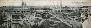 Court of Arts fra Congress Hall, Franco-British Exhibition, London, 1908 af English Photographer