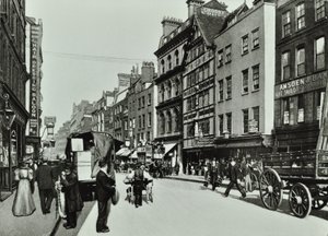 Crosby Hall, Bishopsgate: østsiden, London, 1890 af English Photographer