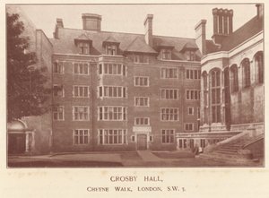 Crosby Hall, Cheyne Walk, London af English Photographer