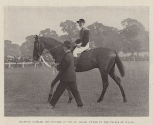 Diamond Jubilee, vinderen af St Leger, ejet af prinsen af Wales af English Photographer