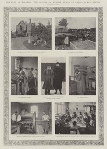 Disciple af Tolstoj, kolonien af russiske eksil ved Christchurch, Hants