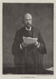 Dr. Birkbeck Hill af English Photographer