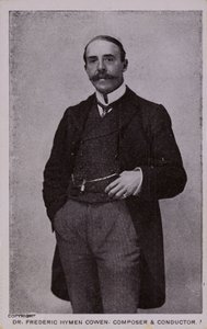 Dr. Frederic Hymen Cowen, komponist, pianist og dirigent (1852-1935) af English Photographer