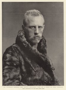 Dr. Fridtjof Nansen, den arktiske opdagelsesrejsende, er nu på besøg her i landet