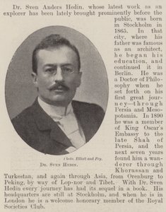Dr Sven Hedin af English Photographer