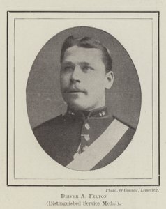 Driver A Felton, Distinguished Service Medal af English Photographer