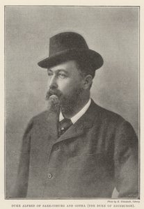 Hertug Alfred af Saxe-Coburg og Gotha, hertugen af Edinburgh af English Photographer