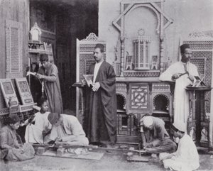 Egypten: A Mushrebieh Workshop (s/h foto) af English Photographer