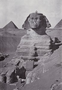 Egypten: Sphynxen (s/h foto) af English Photographer